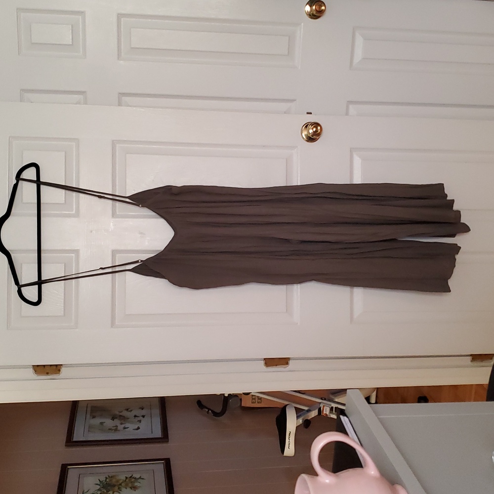 SHEIN plus size casual wide leg jumpsuit w/adjustable straps.